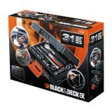 Набор (отвертка, трещотка, удлинитель, головки, карданчик, биты и др.) BLACK+DECKER A7142
