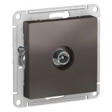 Розетка TV проходная Systeme Electric (Schneider Electric) AtlasDesign 4DB, мокко ATN000692