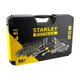 Набор бит, торцевых головок, гаечных ключей FatMax STANLEY FMHT0-73022, 3/8'', 1/2'', ¼",84 предмета