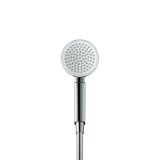 Ручной душ hansgrohe Crometta 100 1jet 26825400, белый/хром