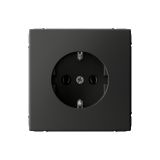 Розетка Systeme Electric (Schneider Electric) ArtGallery с заземлением, 16А, базальт, GAL001443