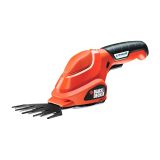 Аккумуляторные садовые ножницы BLACK+DECKER, 3.6 В, 10 см, со встроенной АКБ 1.1 Ач и ЗУ, GSL200-QW
