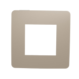 Рамка 1-постовая Unica Studio Color Schneider Electric ПЕСОЧНЫЙ/белый NU280226