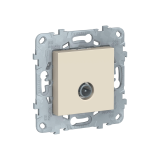 Розетка TV одиночная Unica NEW Schneider Electric бежевый NU546244