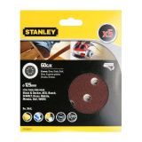 Шлифкруг STANLEY STA32027, 125 мм, 60G для ЭШМ 5шт
