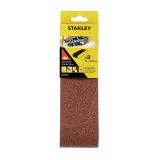 Шлифлента STANLEY STA33181, 75х533 мм, 40G, 3шт