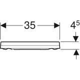 Сиденье для унитаза Geberit Xeno², 500.537.01.1