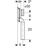 Сифон Geberit вертикальный выпуск, белый, 152.951.11.1