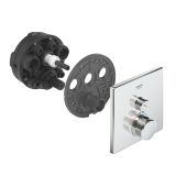 Внешняя часть термостата для душа GROHE Grohtherm SmartControl на 1 потребителя, хром (29123000)