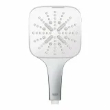 Ручной душ GROHE Rainshower SmartActive 130 Cube, 15 л/мин, 3 режима, хром/белый (26551LS0)
