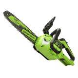 Цепная пила аккумуляторная Greenworks, 24V, 30 см, бесщеточная, c 1хАКБ 2 Ач и ЗУ, 2007007UA