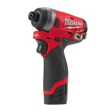 Аккумуляторный ударный винтоверт Milwaukee M12 FID-202X, 12 В, 147 Нм, 3300 об/мин, с 2 АКБ 2 Ач и ЗУ, в кейсе, 4933459823