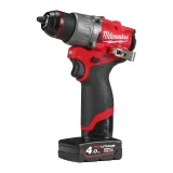 Аккумуляторная дрель-шуруповерт Milwaukee M12 FPD2-402X, 1550 об/мин, 22500 уд/мин, с 2 АКБ 4 Ач и ЗУ, в кейсе, 4933479869