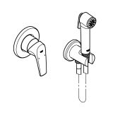 Готовый комплект для гигиенического душа скрытого монтажа GROHE BauFlow, хром (29328000)