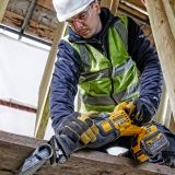 Аккумуляторная сабельная пила DEWALT DCS389T2, 54 В, 3000 ход/мин, 28.6 мм, с 2 АКБ 2 Ач и ЗУ, в кейсе TSTAK (DCS389T2-QW)