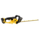 Аккумуляторный кусторез DEWALT DCMHT563P1, 18 В, 56 см, 1400 ход/мин, с АКБ 5 Ач и ЗУ (DCMHT563P1-QW)