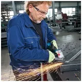 Аккумуляторная угловая шлифмашина Bosch GWS 18V-10, 125 мм, 9000 об/мин, с 2 АКБ 5 Ач и ЗУ, в кейсе, 06019J4004