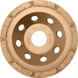 Чашка алмазная однорядная Makita "Эконом" 115x22, 23 мм (грубая шлифовка, для УШМ 115 мм), D-60676
