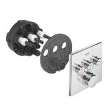 Внешняя часть термостата для душа GROHE Grohtherm SmartControl на 3 потребителя, хром (29126000)