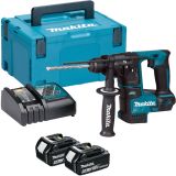 Аккумуляторный перфоратор Makita DHR171RTJ, 18 В, 1.2 Дж, 4800 уд/мин, с 2 АКБ 5 Ач и ЗУ, в кейсе MakPac