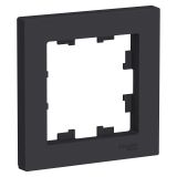 Рамка 1-постовая универсальная Systeme Electric (Schneider Electric) AtlasDesign, карбон ATN001001 (10 шт.)