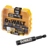 Бита DEWALT PZ2,T15,T20,T25, 25 мм, шестигранный (HEX), (DT70522T-QZ)