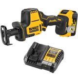 Аккумуляторная сабельная пила DEWALT DCS369P1, 18 В, 2800 ход/мин, 16 мм, с АКБ 5 Ач и ЗУ (DCS369P1N-XJ)