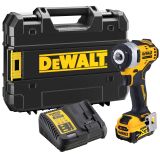 Аккумуляторный гайковерт DEWALT DCF903P1, 12 В, 340 Нм, 3250 уд/мин, с АКБ 5 Ач и ЗУ, в кейсе TSTAK (DCF903P1-QW)