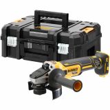 Аккумуляторная угловая шлифмашина DEWALT DCG405NT, 18 В, 125 мм, 9000 об/мин, без АКБ и ЗУ, в кейсе TSTAK (DCG405NT-XJ)