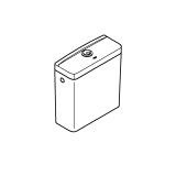 Смывной бачок для унитаза GROHE Bau Ceramic, альпин-белый (39911000)