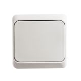 Выключатель 1-клавишный Systeme Electric (Schneider Electric) Etude, белый BA10-001B