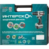 Аккумуляторная дрель-шуруповерт ИНТЕРСКОЛ МиниМАКС ДА-10/14,4В 38, 14.4 В, 1500 об/мин, с 2 АКБ 2 Ач и ЗУ, в кейсе (708.2.2.70)