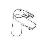 Смеситель для раковины GROHE Eurostyle, S-size, хром (32468003)