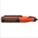 Аккумуляторный гравер BLACK+DECKER, 7.2 В, 29500 об/мин, со встроенной АКБ 1.5 Ач, BCRT8IK