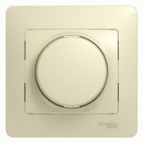 Светорегулятор диммер поворотно-нажимной LED RC 630Вт Systeme Electric (Schneider Electric) Glossa, бежевый GSL000237