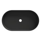 Раковина накладная Aqueduto ESPIRAL, овальная 390*600, черный матовый (ESP0240)
