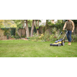 Аккумуляторная газонокосилка STANLEY FATMAX SFMCMWS251M, 2х18 В, 2800 об/мин, 40 л, с 2 АКБ 4 Ач и ЗУ (SFMCMWS251M-QW)