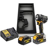 Аккумуляторный гайковерт DEWALT DCF923P2G, 18 В, 610 Нм, 3550 уд/мин, с 2 АКБ 5 Ач и ЗУ, в чехле (DCF923P2G-QW)