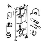 Комплект инсталляции для унитаза GROHE Rapid SL 3 в 1 с панелью смыва Skate Air, хром (38721001)