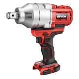 Аккумуляторный ударный гайковерт Devon, 20 В, 1900 Нм, 1100 уд/мин, 1700 об/мин, без АКБ и ЗУ, 5758-LI-20