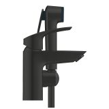 Смеситель для раковины GROHE Eurosmart с гигиеническим набором, матовый чёрный (231242433)