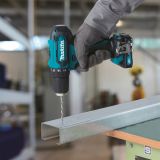 Аккумуляторная ударная дрель-шуруповерт Makita HP333DZJ, 12 В, 1700 об/мин, 25500 уд/мин, без АКБ и ЗУ, в кейсе MakPac