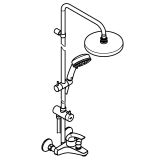 Душевая система GROHE Tempesta Cosmopolitan System 200 со смесителем для ванны, хром (26305001)