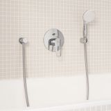 Смеситель для ванны GROHE BauLoop в комплекте с монтажной частью, хром (29081001)