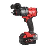 Аккумуляторная ударная дрель-шуруповерт Milwaukee M18 FUEL FPD3-502X, 18.0 В, 158 Hм, c 2 АКБ 5 Ач и ЗУ, в кейсе, 4933479860