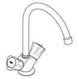 Смеситель для кухни GROHE Costa L, хром (31831001)