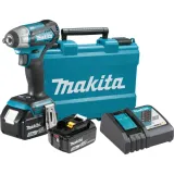Аккумуляторный ударный гайковерт Makita DTW180RFE, 18 В, 180 Нм, 3600 уд/мин, с 2 АКБ 3 Ач и ЗУ, в кейсе