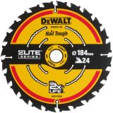 Пильный диск по дереву DEWALT DT10401, 184х20х1.65 мм, 5 шт. (DT10401-QZ-5)