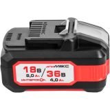 Аккумуляторный гайковерт ИНТЕРСКОЛ ГАУ-1200/36ВЭ, 36 В, 1200 Hм, 2050 уд/мин, с АКБ 4 Ач и ЗУ (819.1.0.70-B4C)