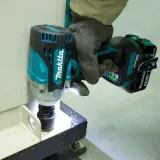 Аккумуляторный ударный гайковерт Makita, 500 Нм, 3200 об/мин, 4000 уд/мин, с 2 АКБ 5 Ач и ЗУ, в кейсе MakPac, DTW302RTJ